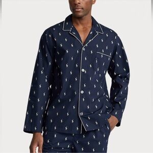 Polo by Ralph Lauren Navy Signature Pajama Set